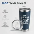 thumbnail image 3 of Christmas Gifts for Dad from Daughter Son, Dad Birthday Gifts, Funny Coffee Tumbler for Men Husband (20oz, Navy Blue), 3 of 7