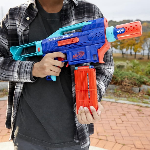 Nerf Elite 2.0 Stormcharge Motorized Blaster, 20 Nerf Elite Darts