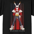 thumbnail image 3 of Summer Wars King Kazuma Character Poses Crew Neck Short Sleeve Men's Black T-shirt-4XL, 3 of 4