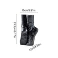 thumbnail image 3 of MMJ Vase Ballet Shoe Shaped Resin Modern Decorative Flower Planter Black White 5.91x4.72x9.17in for Home Desktop Centerpiece, 3 of 6