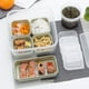 thumbnail image 2 of Juego de 6 combinaciones multidivididas, caja de mantenimiento fresco, suministros de cocina, refrigerador, microondas, caja de almacenamiento de alimentos, tanque de almacenamiento doméstico, 2 of 4