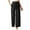 01 Black, variant on Women Casual Wide Leg Pants High Waisted Business Work Casual Pants Loose Flowy Beach Palazzo Pants