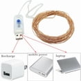 thumbnail image 5 of 20/50/100/200 LED Lighting String USB Plug-in Fairy Lights with RF Remote Control Christmas Party Wedding Garden Home Decoration, 5 of 6