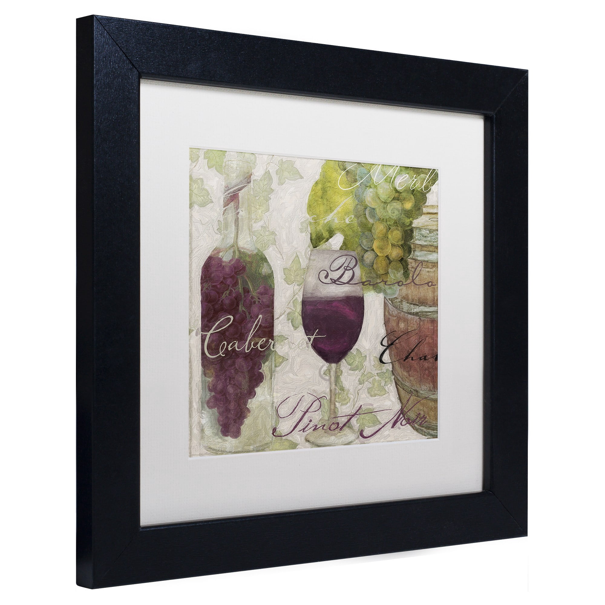 Trademark Fine Art "Wine Cellar I" Canvas Art by Color Bakery White Matte, Black Frame