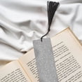 thumbnail image 6 of Kdxio GlitterSilver Print Metal Tassel Bookmarks,Perfect Gift for Art Lovers and Bookworms Metal Bookmarks for Women, 6 of 8