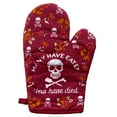 thumbnail image 2 of Many Have Eaten Few Have Died Oven Mitt Funny Sarcastic Cooking Kitchen Glove, 2 of 6