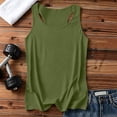 thumbnail image 6 of Wiyuqeen Mens Solid Racerback Tank Top Scoop Neck Sleeveless Gym Workout Shirt Summer Athletic Muscle Tee S-3XL, 6 of 6