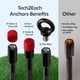 thumbnail image 4 of Ancla de Tierra Tech2Each Heavy Duty 45cm Paquete de 4 con Broca, 4 of 7
