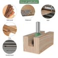 thumbnail image 3 of 11 Pieces 6mm Shank Router Bit, Woodworking Cutter Extra Long Cutter, Carbide Router Bits Woodworking Cutter, for, 3 of 4