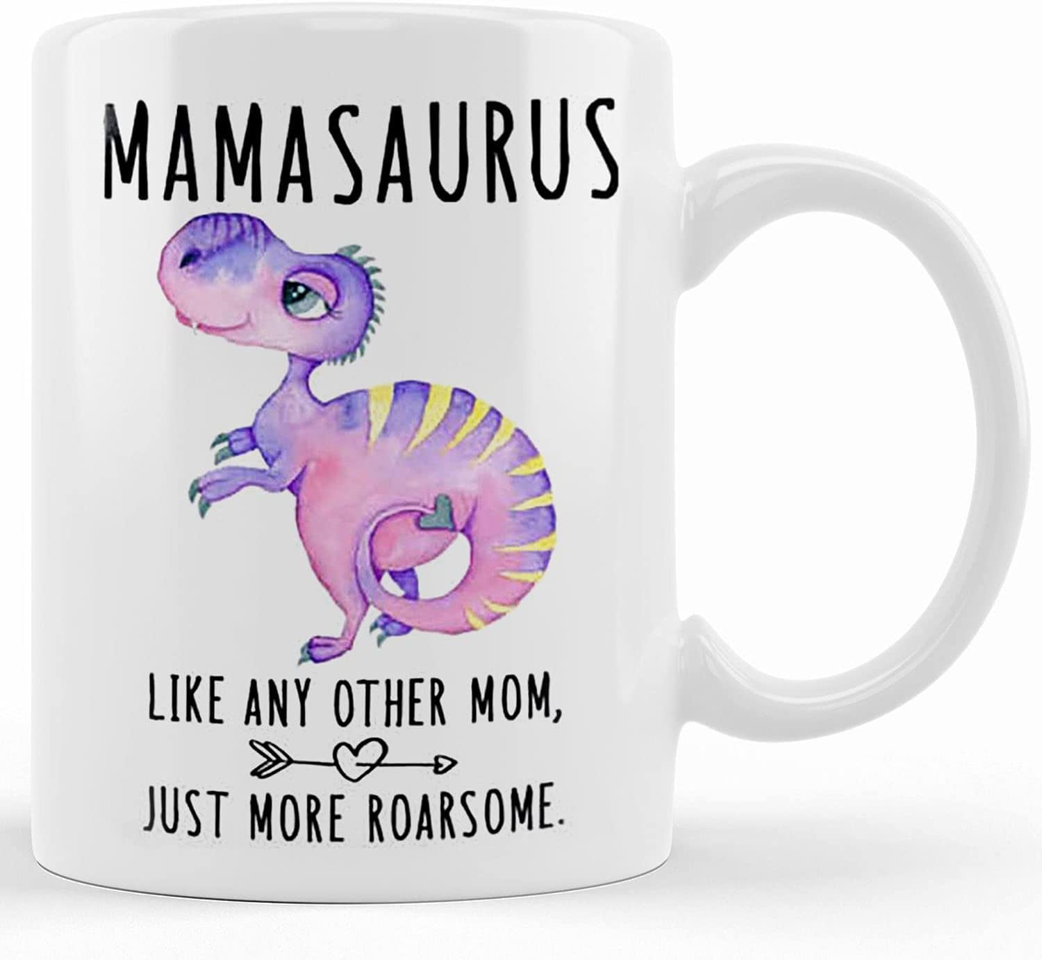 Personalized Mamasaurus Mug, Custom Coffee Mug With Mom Dinosaur, Mama Dino  With Kids, Mother's Day Gift Idea From Daughter and Son 