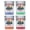 Multicolor (4-Pack), variant on Washington DC Vintage Design Souvenir 2 oz Square Shot Glass – Orange