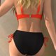 thumbnail image 2 of Conjunto de Bikini de Cintura Alta para Mujeres Deportes Mono de Color Sólido, Traje de Baño de Corte Alto para las Vacaciones en la Piscina Y la Playa, 2 of 3