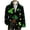 Black, variant on Men's Blazer Long Sleeve St Patricks Day Printed Button Lapel Collar Casual Lightweight Festival Jackets (XL, Army Green)
