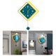 thumbnail image 4 of Relojes De Pared Modernos, Reloj Silencioso Sin Tictac, Decoración Única, Reloj Colgante Cuadrado, Reloj Contemporáneo Para Sala De Estar Y Dormitorio Advancent HA026618-01, 4 of 6
