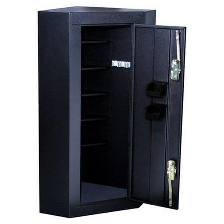 Homak 10-Gun Corner Steel Gun Cabinet
