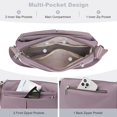 thumbnail image 6 of KXF Women Nylon Crossbody Satchel Purse, Lightweight Waterproof Multi Pocket Handbag for Daily Commute, 6 of 7
