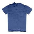 thumbnail image 4 of JAJAHO Mens Henley T Shirt Casual Pocket Tee Summer Short Sleeve Solid Color Loose Fit Tshirts Trendy Tops, 4 of 4