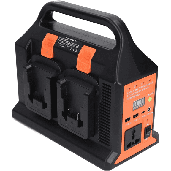 For Ma*kita 18V Battery 300W Sine Wave Inverter To AC 110V 220V USB PD3.0 Tpye-C Power Bank Converter With Led Light