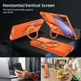 thumbnail image 5 of Dteck Magnetic Case for Samsung Galaxy Z Fold 6, Compatible with MagSafe 360° Rotating Magnetic Ring Kickstand Phone Case Slim Hard PC Protective Cover for Galaxy Z Fold 6 5G,Orange, 5 of 11