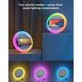 thumbnail image 5 of SIDVAR Altavoz Bluetooth Luces Nocturnas, Altavoz Moderno con Carga Inalámbrica, Las Mejores Ideas de Regalos de Cumpleaños para Adolescentes Regalos para Niñas/Utilice el Adaptador Original, 5 of 5