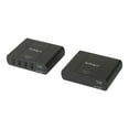 thumbnail image 1 of StarTech.com 4 Port USB 2.0 Extender Hub Over Cat5e/Cat6 Ethernet Cable (RJ45) - 330ft/100m Industrial Metal USB Extender Adapter Kit w/ESD Protection - Externally Powered - 480 Mbps (USB2004EXT2NA), 1 of 10