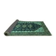 thumbnail image 2 of Ahgly Company Indoor Rectangle Oriental Turquoise Blue Industrial Area Rugs, 5' x 7', 2 of 4