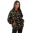 thumbnail image 7 of HELLHERO Christmas Tree Star Print Women Sweater Trendy Soft Loose Pullover Sweatshirts Warm Crew Neck Sweatshirt with Pocket Size S, 7 of 7