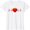 White, variant on Funny Strawberry Design Strawberries Heartbeat T-Shirt