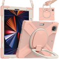 thumbnail image 3 of Funda con soporte de anillo ajustable para iPad de 9,7 pulgadas (2018) con correa para el hombro, gran soporte de anillo ajustable, protección contra golpes., 3 of 5