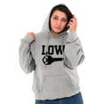 thumbnail image 3 of Low Key Nerd Sarcastic Pun Funny Geek Hoodie Sweatshirt Women Men Brisco Brands X, 3 of 6