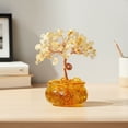 thumbnail image 5 of Yvsxxv 1 Yellow Citrine Money Tree Figurines & Knick-Knacks Crystal Tree Desktop Decor for Home Office Room, 5 of 7
