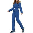 thumbnail image 3 of LANGWYQU Long Sleeved Winter Fashion Hooded Zipper Snowsuit One Piece Jumpsuit, 3 of 5