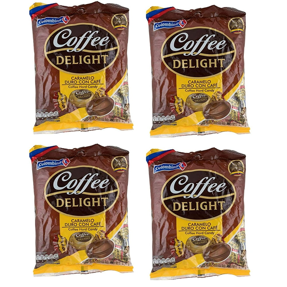 Colombina Coffee Delight Hard Candy 50 Pieces 4 Pack/Caramelo De Cafe
