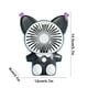 thumbnail image 4 of Mini ventilador de escritorio recargable | Ventilador silencioso alimentado por USB con altura ajustable | Diseño portátil y compacto | Base antideslizante para oficina, dormitorio, hogar |, 4 of 7