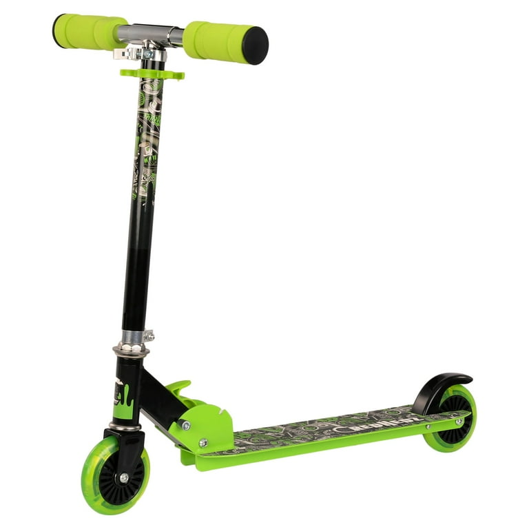 Graffiti 2 Wheel Kids Kick Scooter, Light-up Wheels, Ages 5+ 