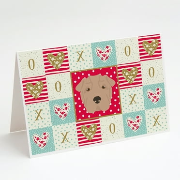Caroline's Treasures Shar Pei Love Greeting Cards with Envelopes, 5" x 7" (8 Count)