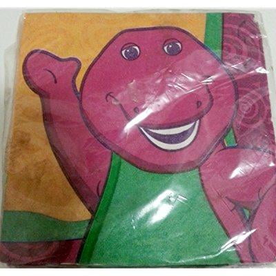 Hallmark Barney Party Cake Napkins Dinosaur Dessert