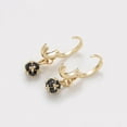 thumbnail image 4 of Aretes Swarovski Onix Bola De Fuego Colgante Oro 14k Lam dorado Unitalla, 4 of 7