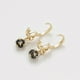 thumbnail image 4 of Aretes Swarovski Onix Bola De Fuego Colgante Oro 14k Lam dorado Unitalla, 4 of 7