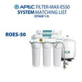 thumbnail image 2 of APEC Water Systems FILTER-MAX-ES50 50 GPD Essence Ensemble de Filtres à Haute Capacité à 5 Niveaux, 2 of 7