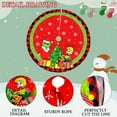 thumbnail image 5 of Christmas Tree Skirt, Christmas Red and Black Buffalo Plaid Rustic Xmas Tree Skirt Christmas Decorations for Party Indoor Christmas Tree Holiday Decor-48 Inch, 5 of 6