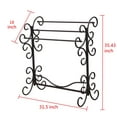 Metal Scroll Blanket Rack