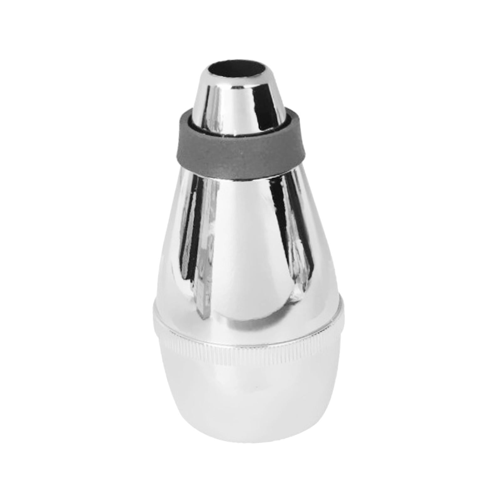 lionlar Trumpet Mute Accessory Silencing Trumpet Straight Mute for Stage Performance Silver