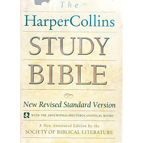 Pre-Owned HarperCollins Study Bible: New Revised Standard Version (with the Apocryphal/Deuterocanonical Books) (Hardcover) 0060655267 9780060655266