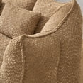 thumbnail image 6 of Giant Bean Bag Chair Sofa, Oversized Two-Person High Resilience Foam Couch, Comfortable Square Recliner for Living Room, Bedroom, Apartment, and Coffee Areas, 6 of 8