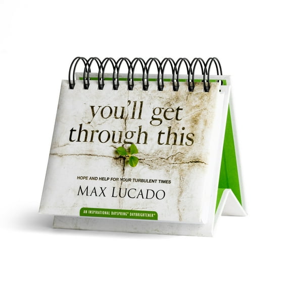 DaySpring - Max Lucado - You'll Get Through This: Hope and Help for Your Turbulent Times - An Inspirational DaySpring Day Brightener - Perpetual Calendar