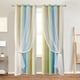 thumbnail image 4 of RKSTN blackout curtains Curtains Curtain Panel Pair 39 Inch X 51 Inch Curtain Overlay Elegant Curtains For Bedroom, 4 of 7