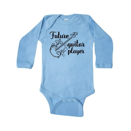 

Inktastic Guitar Player Future Guitarist Gift Baby Girl Long Sleeve Bodysuit