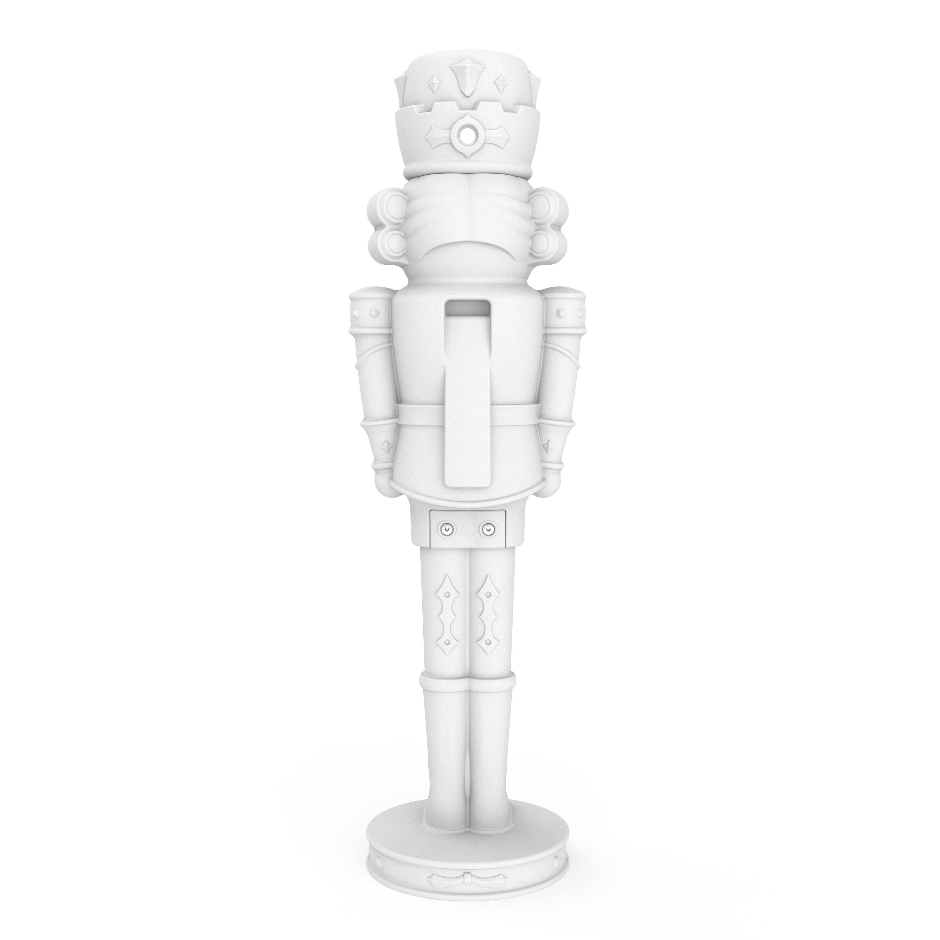 Step2 Giant Decorative Nutcracker Prince with Paintable, Indoor/Outdoor Finish, 21” x 72”