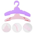 thumbnail image 7 of 16pcs Plastic Hangers Doll Clothes Hangers Plastic Doll Outfits Clothes Rack, 7 of 7